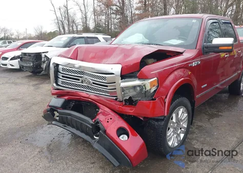 2013 Ford F-150 Platinum z USA, uszkodzony, nr VIN 1FTFW1ET9DFA87627